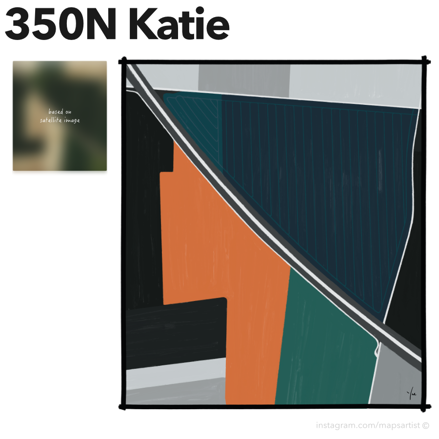 mapsartist's tweet photo. 350N Katie [Cat1, 2022]

#mapsartist #nft #satellite #outsiderart https://t.co/FhfevsopgY