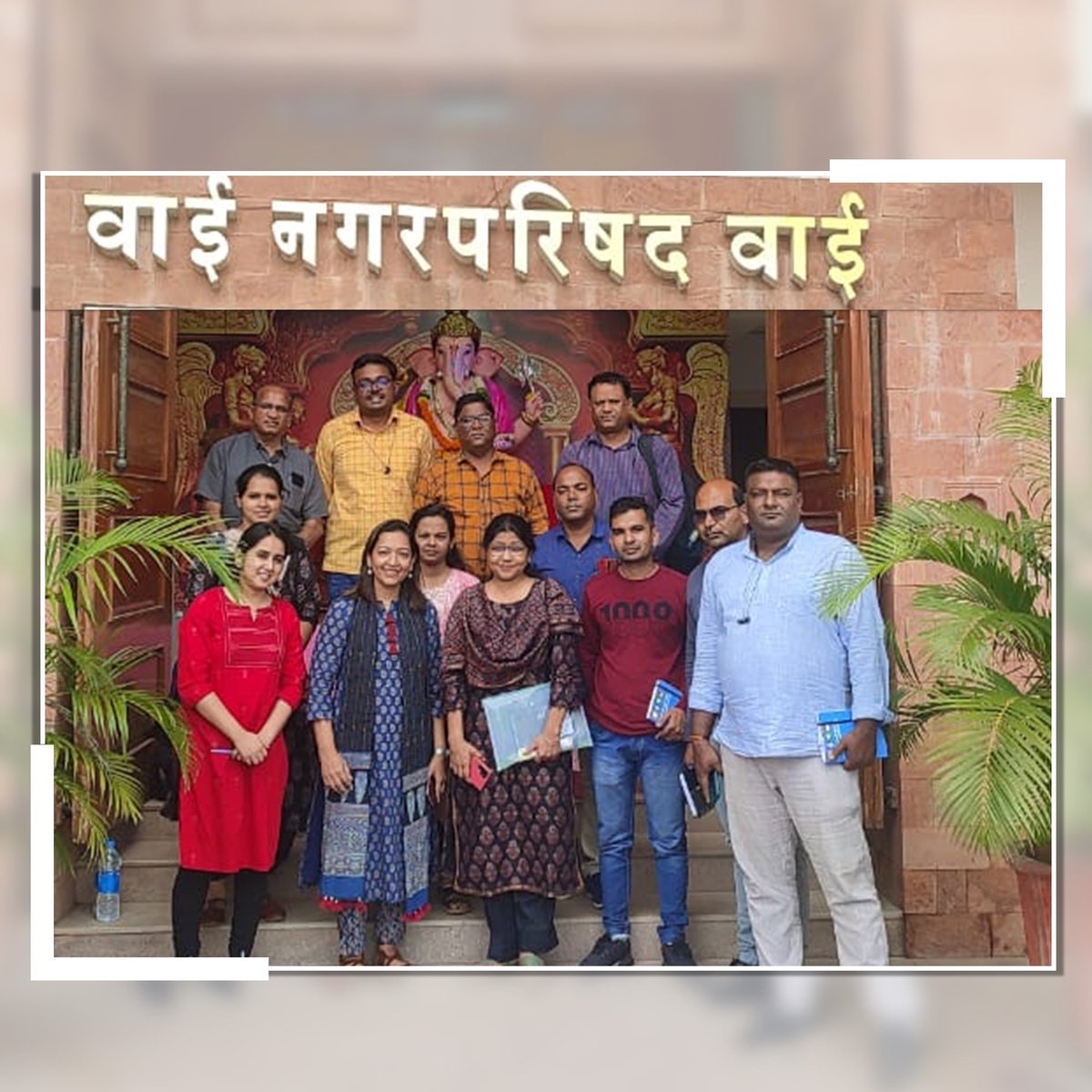 Center for Water and Sanitation (@cept_cwas) on Twitter photo Wai learning exposure visit for team members from <a href="/WaterAidIndia/">WaterAid India</a>, <a href="/UNICEFIndia/">UNICEF India</a> and Pithampur Municipal Council, Madhya Pradesh to share experience of citywide FSSM through Scheduled desludging and FSTP.
<a href="/mehta_pani/">Meera Mehta</a> <a href="/DineshMehta100/">Dinesh Mehta</a> <a href="/ArwaBharmal/">Arwa</a> <a href="/wai_council/">Wai municipal Council</a> <a href="/CeptResearch/">CEPT Research & Development Foundation</a> Wai learning exposure visit for team members from <a href="/WaterAidIndia/">WaterAid India</a>, <a href="/UNICEFIndia/">UNICEF India</a> and Pithampur Municipal Council, Madhya Pradesh to share experience of citywide FSSM through Scheduled desludging and FSTP.
<a href="/mehta_pani/">Meera Mehta</a> <a href="/DineshMehta100/">Dinesh Mehta</a> <a href="/ArwaBharmal/">Arwa</a> <a href="/wai_council/">Wai municipal Council</a> <a href="/CeptResearch/">CEPT Research & Development Foundation</a>