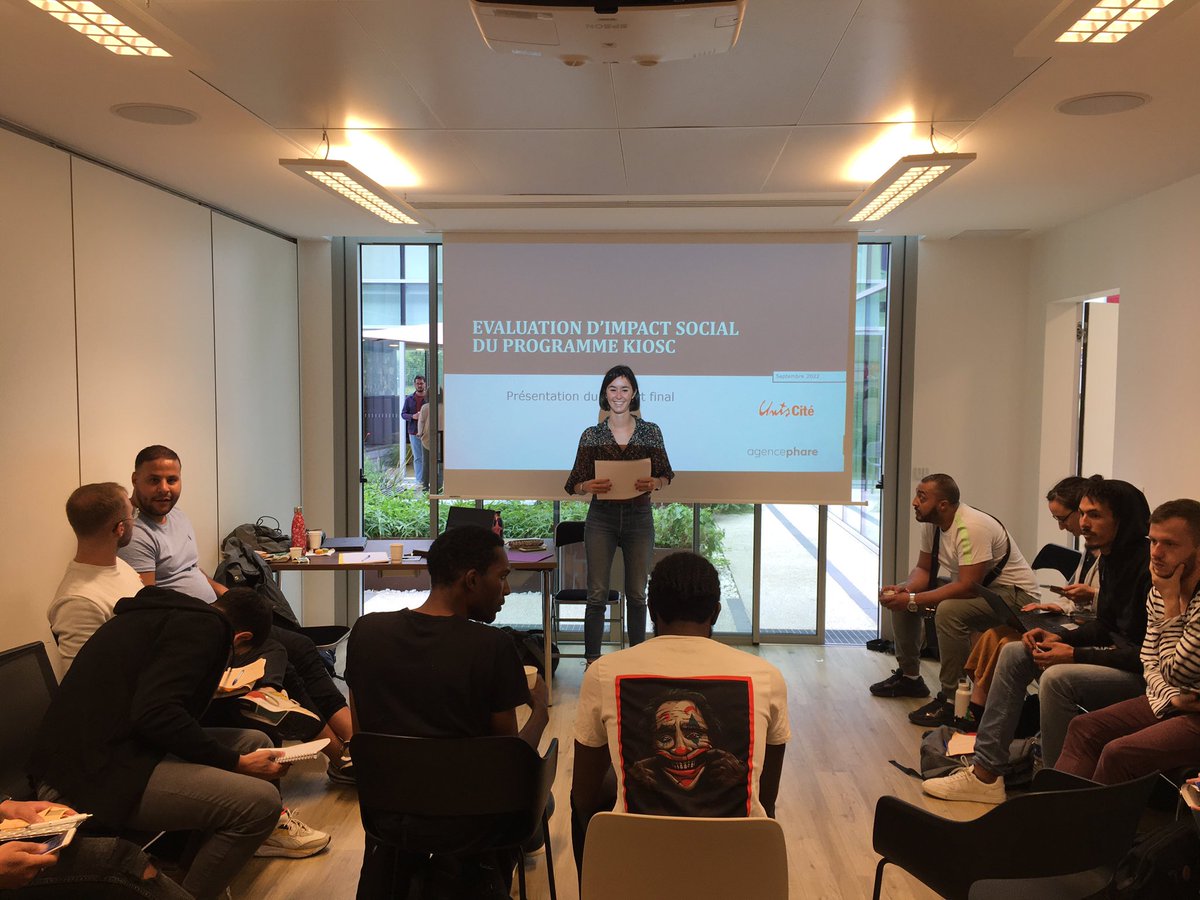 AgencePhare's tweet photo. C’est parti pour la restitution de l’évaluation du programme #Kiosc de @uniscite à la Maison du Handball. Une évaluation quali-quanti menée pendant 3 ans! https://t.co/IXMVQ8bXNQ