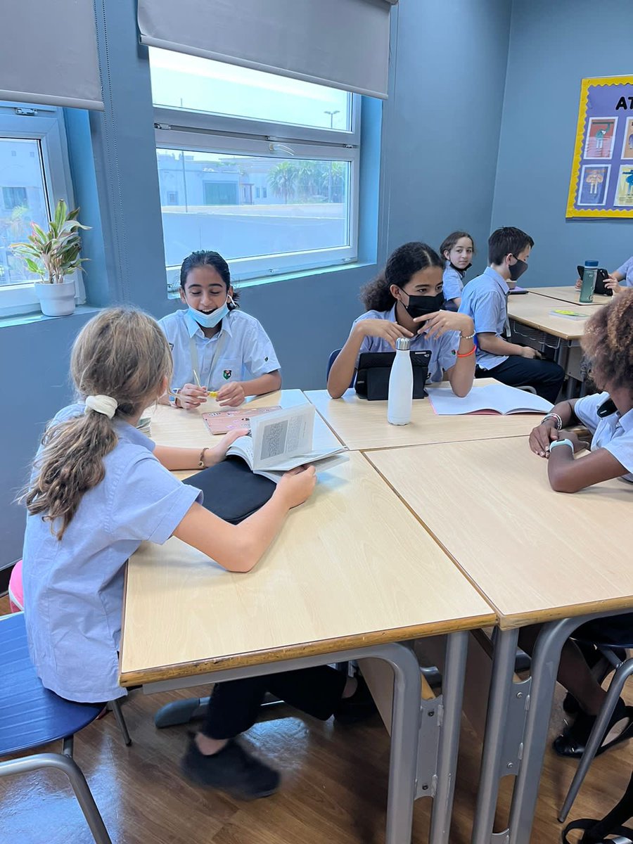 Year 7 students discussing characterization in the novel Boy by Roald Dahl #Discussions #RoaldDahlDay