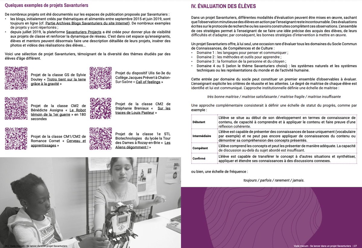 savantures's tweet photo. #ressource
Guide complet pour mener un projet #sciences en général ou Savanturiers en particulier
réalisé par @Lalou800 professeur de #maths et ancienne PE
✅étapes
✅méthode
✅outils pédagogiques
✅ressources
⬇️
https://t.co/ZoJjFY7lYZ https://t.co/kNlpNazuXU