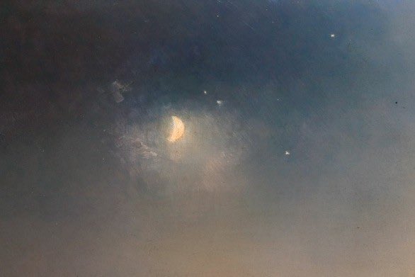 AcademiaAesthe1's tweet image. The Moon &amp;amp; Art by Théodore Gudin