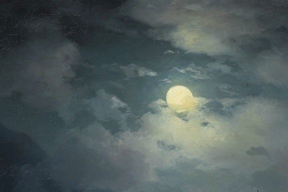 AcademiaAesthe1's tweet image. The Moon &amp;amp; Art by Théodore Gudin