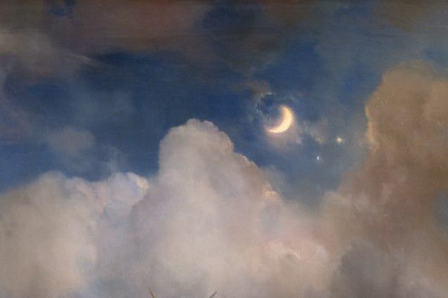 AcademiaAesthe1's tweet image. The Moon &amp;amp; Art by Théodore Gudin