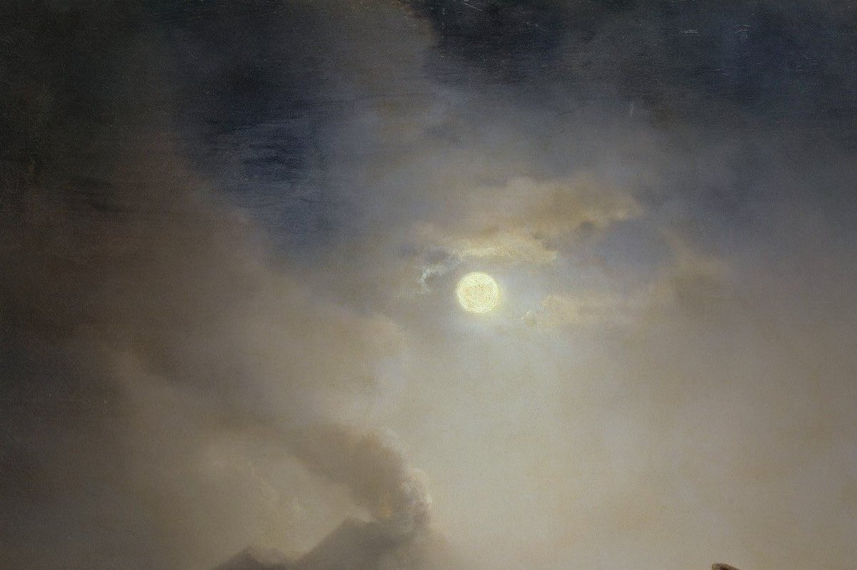AcademiaAesthe1's tweet image. The Moon &amp;amp; Art by Théodore Gudin