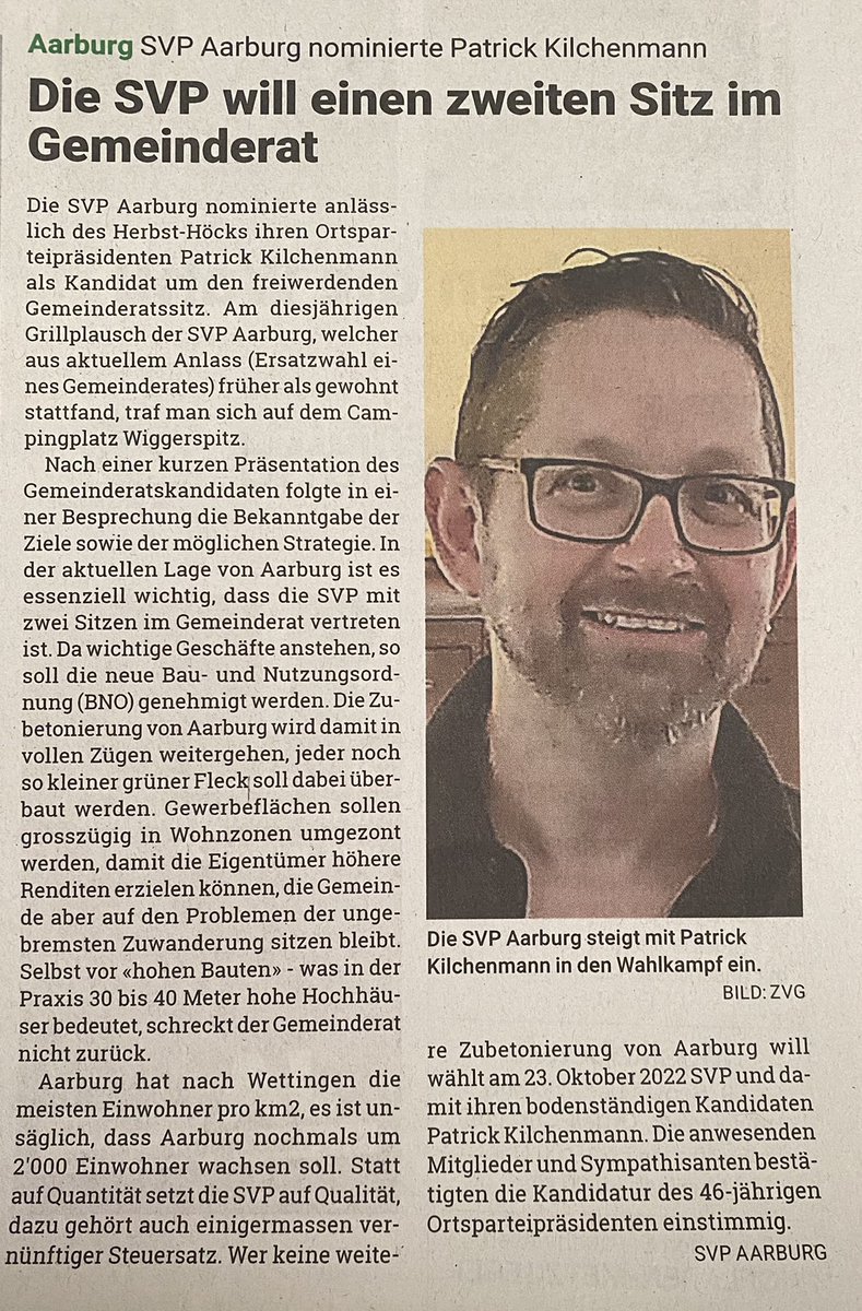 svp_aarburg (@svp_aarburg) on Twitter photo 