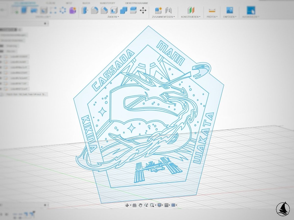 Next mission, next patch 🥰. Just started with sketching 🤣 🤯.
...
instagram.com/explore/tags/s…
...
#teamspace #space #spacex #Crew5  #3d_mission_patch #schiffer_soft