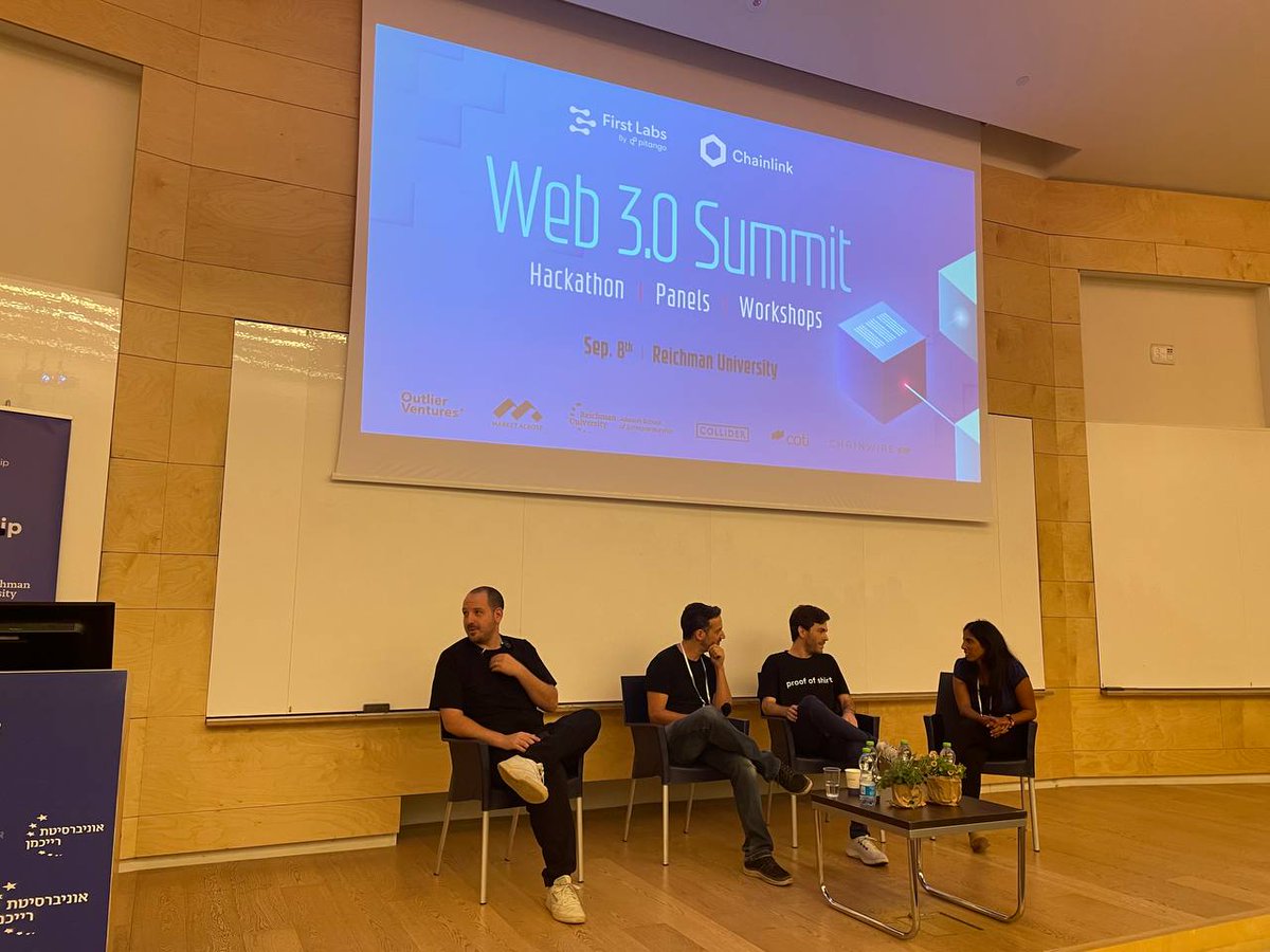 Yoni, our Chief Innovation Officer, is now live at the amazing #Web3 summit in Tel-Aviv hosted by <a href="/chainlink/">Chainlink</a> &amp; <a href="/Pitango/">Pitango VC, Israel</a> 🔥

$GOVI $CVOL 
#Armadillo