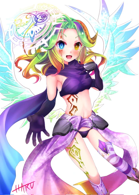 #2022年でノゲノラ10周年だからノゲノラ愛を全力で伝える全キャラチャレンジ15人目は…アズリールでした!!!#ノゲノラ#ノゲノラ10周年#イラスト#ノゲノラ全キャラチャレンジ 