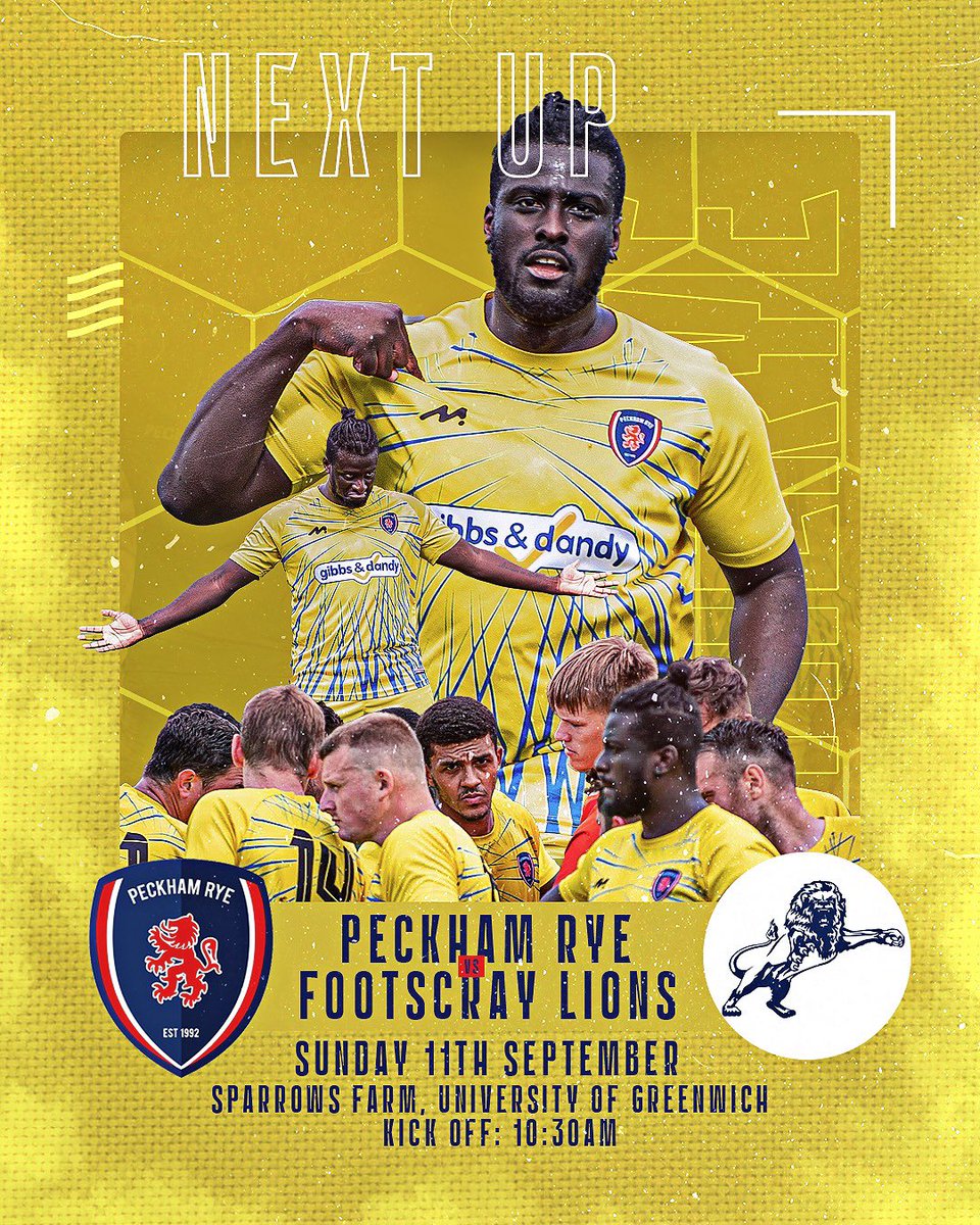 peckhamryefc's tweet photo. Big Game Sunday as the #underdogs take on title favourites @FCLFC_ massive 3 points up for grabs @PodcastSelk @WESFA_Football @ProamtvTv @matchark_uk @Kheartsmedia #RyeorDie #Underdogs #Ryetime https://t.co/JoEZBVZHz3