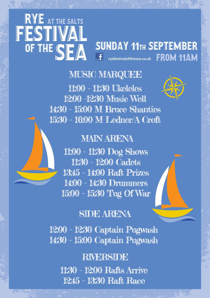 Not long to go now! 
Our festival returns this Sunday and there's plenty for you to enjoy! Here are some important timings for the big day! 
We can't wait to see you all! 
@Visit1066 <a href="/RyeINews/">Rye News</a> <a href="/aryegoodtime/">A RYE GOOD TIME</a> <a href="/visitrye/">visitrye</a>