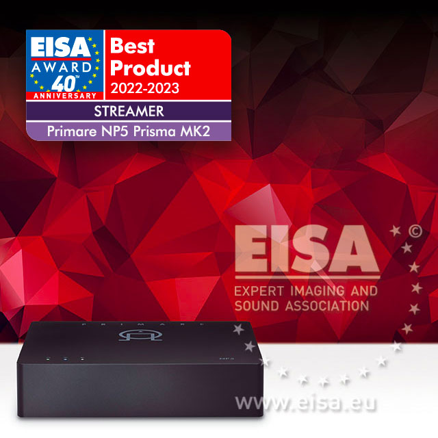 EISA Streamer 2022-2023 - Primare NP5 Prisma MK2 - mailchi.mp/audiogamma/eis…