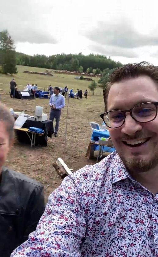LabBottles's tweet photo. .@DWKLifeSciences colleagues explaining DURAN® and other #DWK laboratory products at the @Dutscher "journée sanglier" outdoor event Sep 8 2022
#BestInGlass #back2live https://t.co/3buONFNuqs