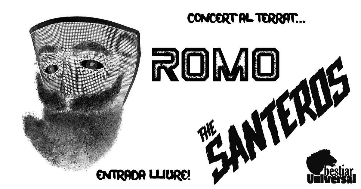 THE SANTEROS &amp; ROMO en concert al terrat - mailchi.mp/e3b3746b0f84/t…
