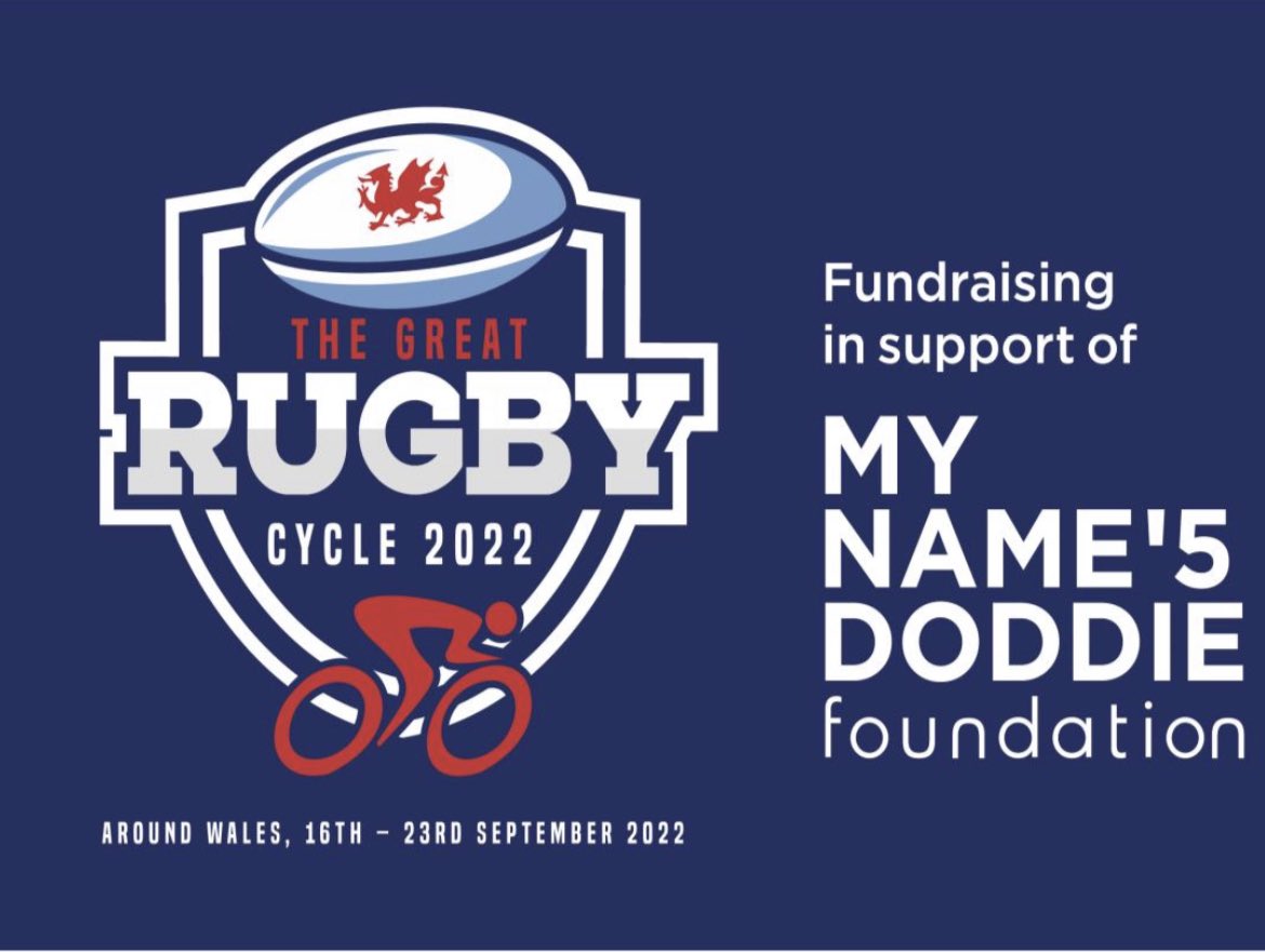 Scarlets_Supp's tweet photo. The third Great Rugby Cycle is cycling round Wales in September, covering over 700 miles in 8 days in aid of @MNDoddie5 
Day 2 will leave from @official_parc on Saturday, 17th September, cycling 88 miles through our region to Pembroke 

https://t.co/nLKPz1Pz2y

#RugbyFamily https://t.co/tfWKbc2dPF