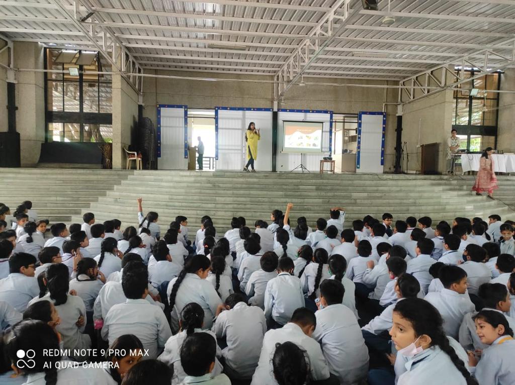 Hriday_Org's tweet photo. 600 students &amp; 15 teachers sensitised on  #nutrition and #Balanceddiet as #determinants of #NCDs at St. Mary's School, Dwarka by  @Hriday_Org  during #GW4A on #NCDs 2022 @HIA_NCD  @ncdalliance  #ActOnNCDs @seemabali2000 https://t.co/iKdK7Doeen