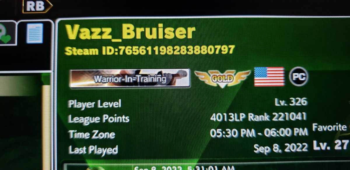 Vazz4Real's tweet photo. Ughh finally tapped Gold. What a slog that was. #SFV https://t.co/85wxbTEf2Z