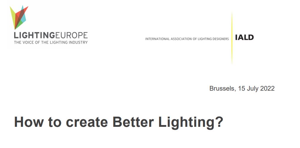 #Betterlighting = more energy efficiency &amp; a better indoor environment. To grasp its full benefits, <a href="/IALD/">IALD</a> &amp; <a href="/LightingEurope/">LightingEurope</a> recommend specifiers to ensure that the certain characteristics, requirements and design tips are followed. 
Check our joint paper: bit.ly/3TMScC1