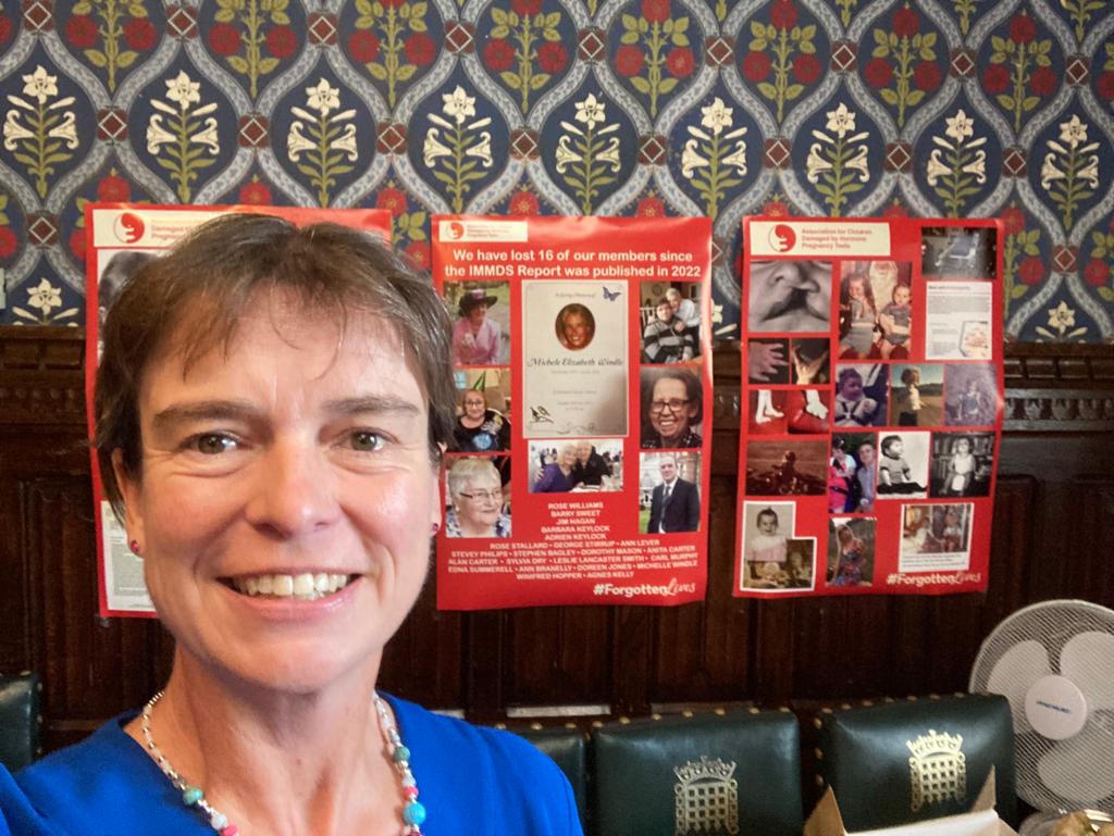 SelaineSaxby's tweet photo. Yesterday I joined the campaigners who have worked hard to fight for the families affected by the oral hormone pregnancy test #Primodos. Thank you to @Malriel for providing us with an update on the campaign. #ForgottenLives https://t.co/ttDdX9jnTz