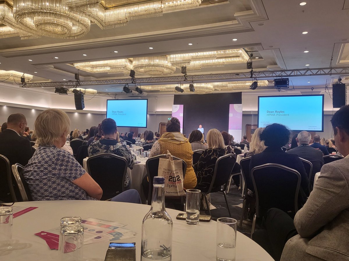 7spi7rit7's tweet photo. @NHS_Dean @HPMA_National president's address requesting that the Gov't not underestimate  importance support functions like HR who provide support to frontline care. After 15 months of working in the NHS I make the same plea - investment is critical to help the NHS run #hpma2022 https://t.co/9W9nn3niDL