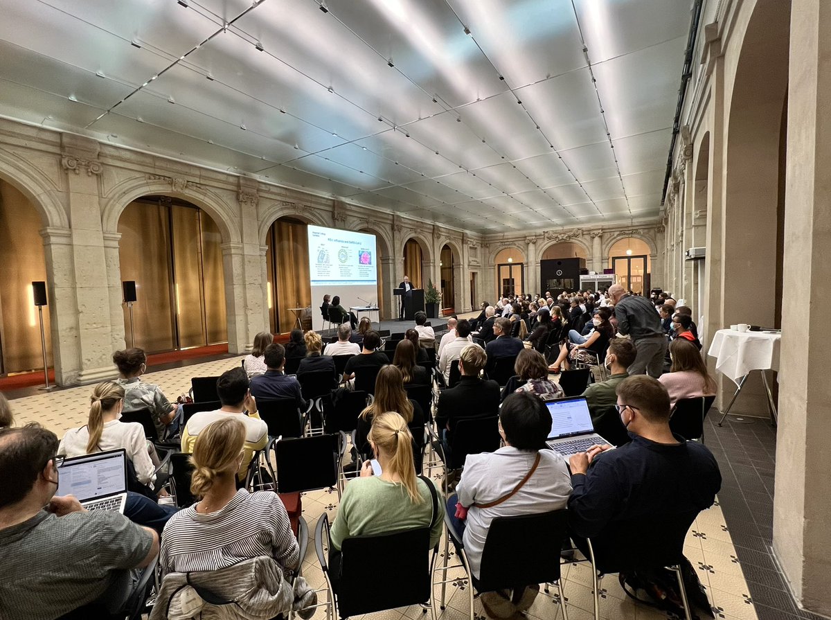 Leif Erik Sander 🇮🇱🇺🇦 (@sander_lab) on Twitter photo Fantastic start to our international conference on respiratory infections & immunity hosted by <a href="/bbaw_de/">BBAW</a> organized by #SFBTR84 <a href="/ChariteBerlin/">Charité - Universitätsmedizin Berlin</a> <a href="/UKGM_Presse/">UKGM Gießen und Marburg</a>
Fascinating talks by <a href="/p_openshaw/">Peter Openshaw</a> <a href="/c_drosten/">Christian Drosten</a> <a href="/AE_Saliba/">Emmanuel Saliba</a> <a href="/MWitzenrath/">Martin Witzenrath</a> & many more to come <a href="/florian_krammer/">Florian Krammer</a> <a href="/ajpollard1/">Andrew Pollard</a> etc Fantastic start to our international conference on respiratory infections & immunity hosted by <a href="/bbaw_de/">BBAW</a> organized by #SFBTR84 <a href="/ChariteBerlin/">Charité - Universitätsmedizin Berlin</a> <a href="/UKGM_Presse/">UKGM Gießen und Marburg</a>
Fascinating talks by <a href="/p_openshaw/">Peter Openshaw</a> <a href="/c_drosten/">Christian Drosten</a> <a href="/AE_Saliba/">Emmanuel Saliba</a> <a href="/MWitzenrath/">Martin Witzenrath</a> & many more to come <a href="/florian_krammer/">Florian Krammer</a> <a href="/ajpollard1/">Andrew Pollard</a> etc