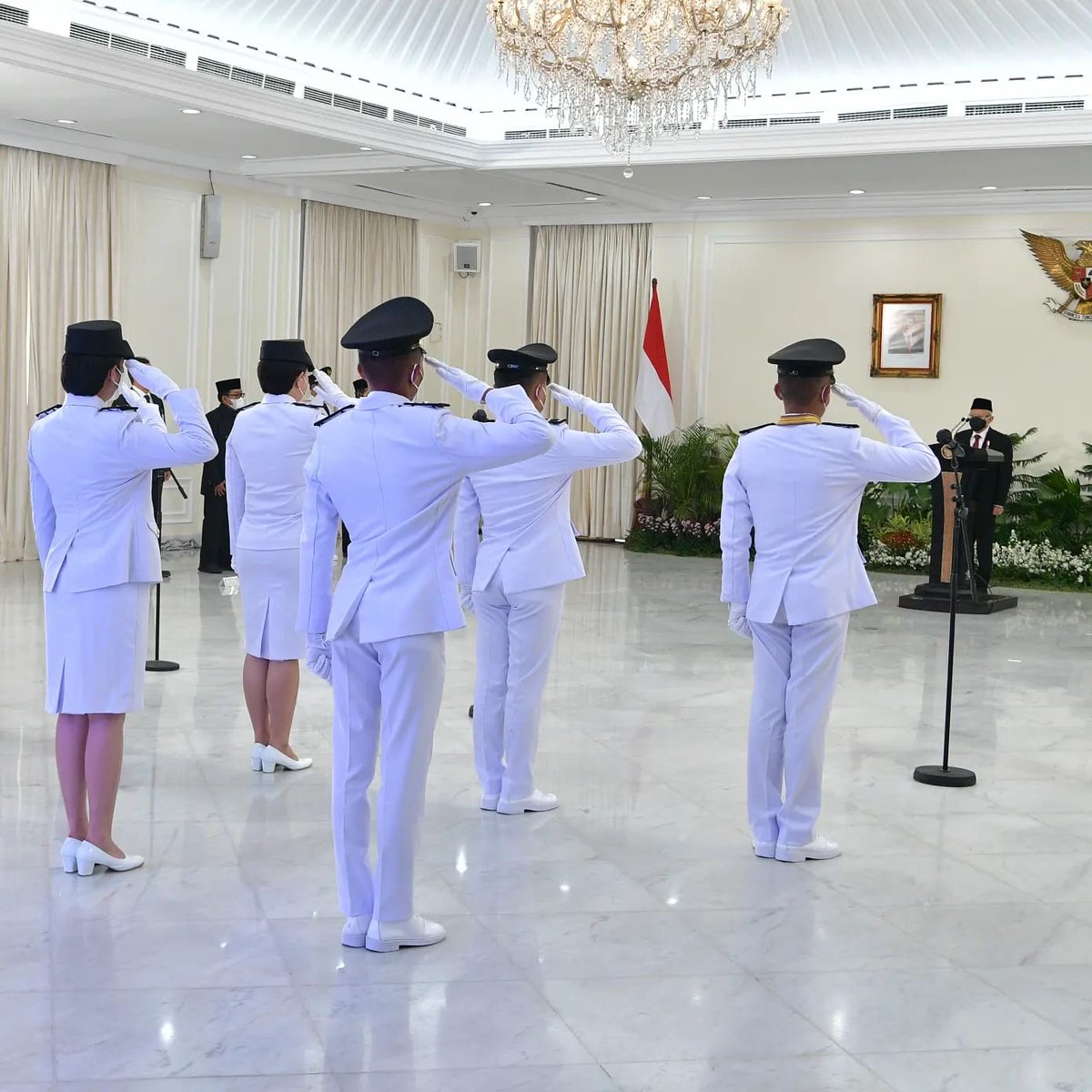 ikaptkid's tweet photo. Pelantikan Pamong Praja Muda IPDN Angkatan 29 oleh Bapak Wakil Presiden Republik Indonesia, Selasa 2 Agustus 2022 secara Hybrid di Istana Negara - Kampus IPDN Jatinangor.

Selamat Datang Purna Praja, selamat bergabung dalam korps kebanggaan. https://t.co/ngMDkgVXrp