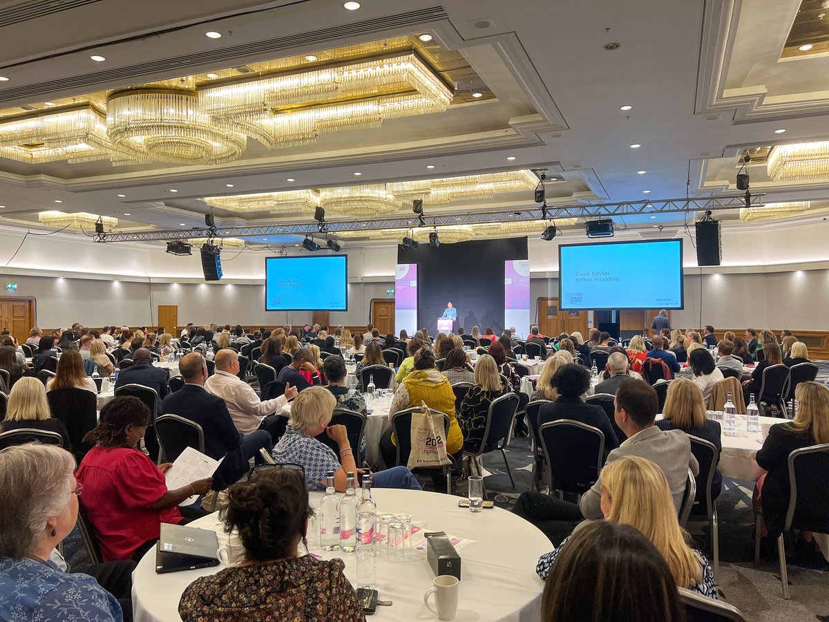 HPMA_National's tweet photo. #HPMA2022 @NHS_Dean https://t.co/dpFBJq209Q