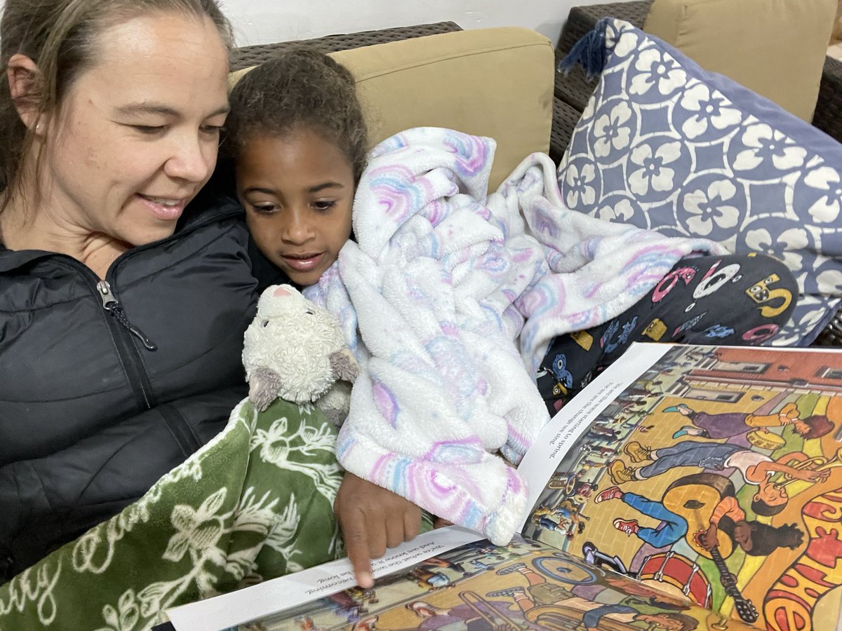 Today is international literacy day! To celebrate, Abby asked me to take a photo while we were reading her favorite page of her favorite book - Change Sings by <a href="/TheAmandaGorman/">Amanda Gorman</a>