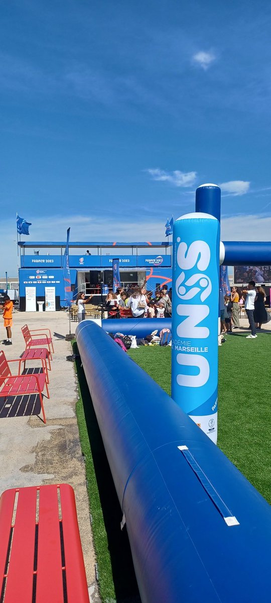 Ouverture du village de #france2023 en direct de l'esplanade du J4 Marseille
Le collège Ruissatel participe avec #unss