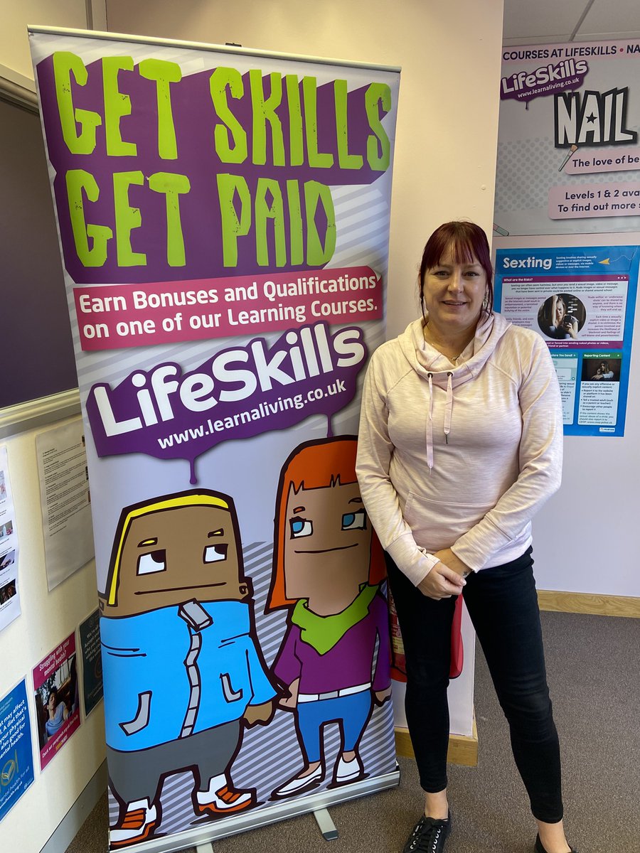 Meet Sarah, she is LifeSkills IAG Officer. Sarah is usually the first person you meet on your LifeSkills journey and he can help you enrol onto one of our courses or talk you through all the options that are available to you in the local area.