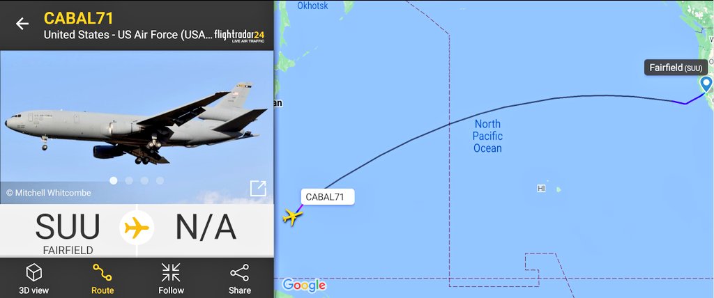 FMilcoms's tweet photo. #CABAL71 #AE0222 arrived at PGUA from KSUU.
#CW553 https://t.co/xO6Cz9J0Zx