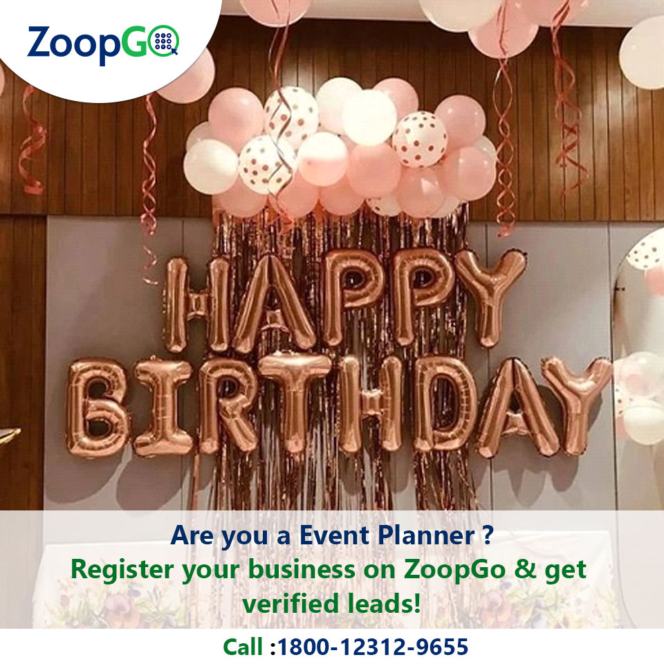 Are you a Event Planner ?
Register your business on ZoopGo & get verified leads!
Become our partner zoopgo.com/partner
Call ☎ 1800-12312-9655

#eventplanner #romanticdecoration #balloondecor #homesurprise #homedecor #roomdecor #candlelightdinner #anniversaryparty