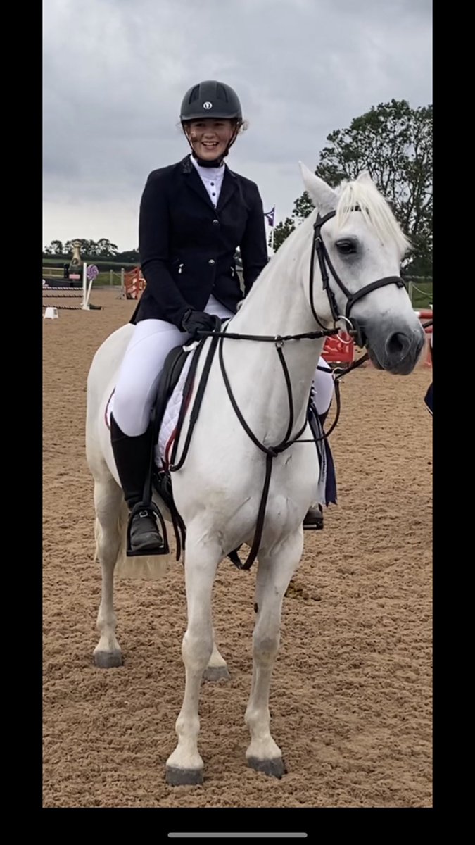 Catrin had a fantastic weekend competing with her ponies coming 2nd overall in the 95/1.05 team and also 3rd in the 90 individual. Da Iawn, Catrin.👏🏼👏🏼👏🏼

Hope your 🦶 isn’t too sore after your netball injury. We are all wishing you a speedy recovery 🤞🏼