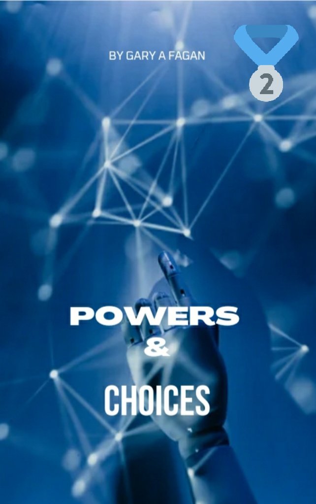 GaryAllenFagan's tweet photo. #WritingCommunity #coverchoice #retitled
After talking with some folks I've changed my current #wip title to "Powers and Choices" and so, I have 2 possible covers to use at the moment. Which one do you like better. 1 or 2? Ignore the stickers, they're just for labeling purposes. https://t.co/xX5cD2hAQE