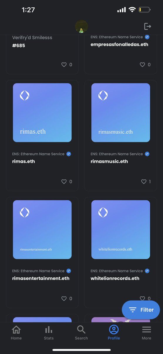 DizzyFizzyOG's tweet image. I currently own 3 variants of ENS names to Bad Bunnys record label. (Including OG Rimas.eth) The #1 record breaking artist of the world! Could I get a quick RT so this can reach a ENS degen interested? Please! Would mean the world honestly🥹