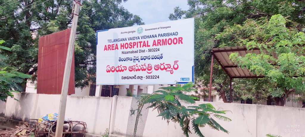 amjedmbt's tweet photo. .@trsharish Sir, I think still Urdu is the second official language of Telangana,Govt Area Hospital Armoor in Nizamabad District does not have Urdu on its board.
@Collector_NZB https://t.co/6rTmozlC0J