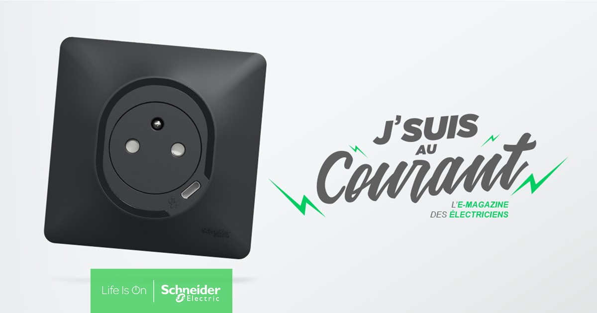 SchneiderElecFR's tweet photo. Votre e-magazine "J'suis au courant" de septembre est arrivé. Participez à la promo de ce mois-ci pour tenter de gagner la prise 2P+T avec la charge USB-C.
C'est par ici : https://t.co/41pKSTBeGD
#Ovalis https://t.co/QUfQq8fKUk