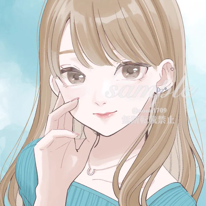 アイコンイラスト描かせていただきました! ご依頼ありがとうございました (保存、ご使用はお控え下さい)
