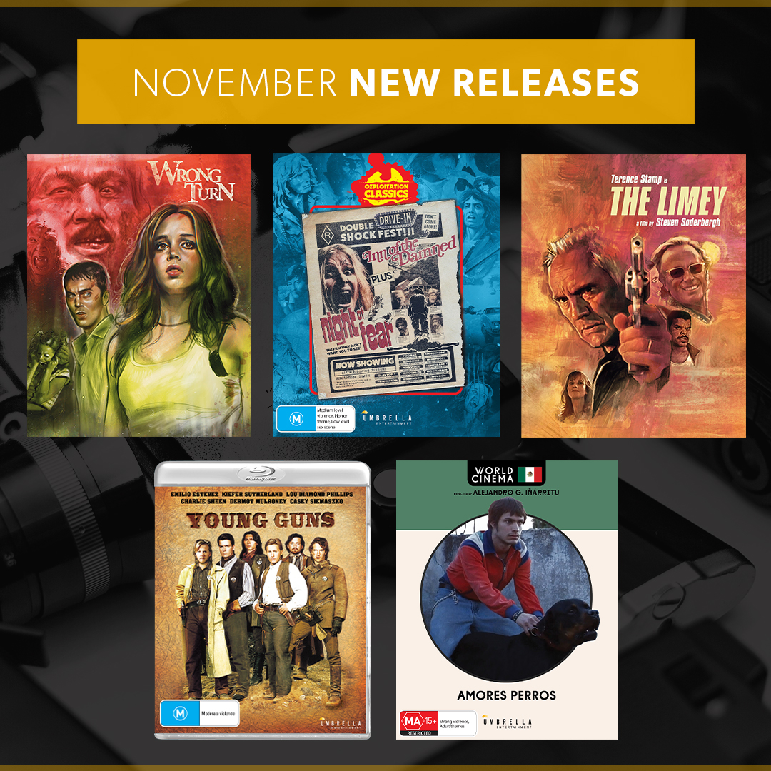 UmbrellaEnt's tweet image. From a red carpet western to cult cannibalist families, Alejandro González Iñárritu&apos;s dogfighting debut to #TerrenceStamp getting revenge #Soderbergh style. 
Our November slate is out the gates and ready to pre-order.

Pre-order now: bit.ly/3TUw7kL
