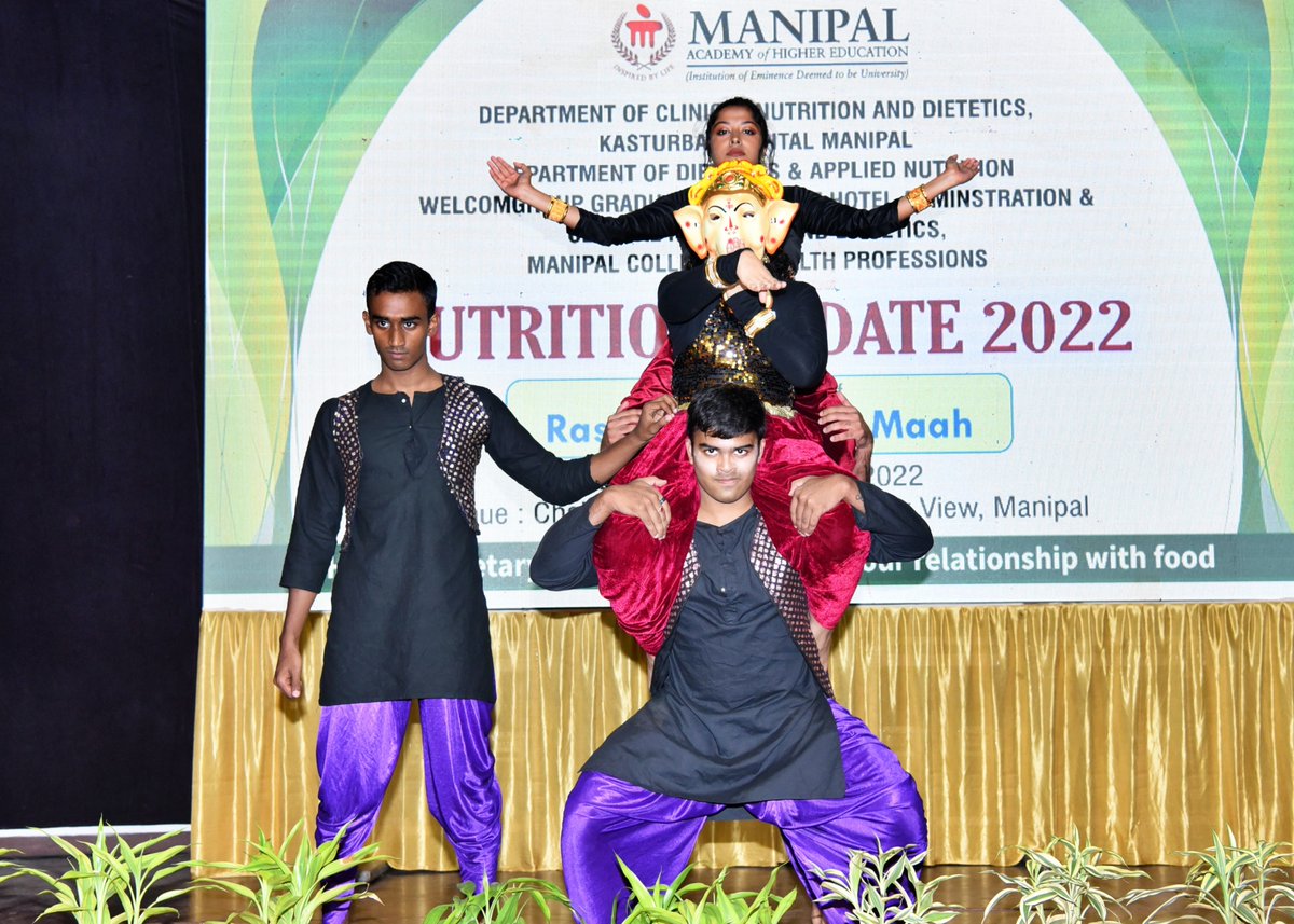 WManipal's tweet photo. #students played a fantabulous #cultural show at the #nutritionupdate 2022 #conference held on 7th September 2022. https://t.co/UU1Rq67Iuk