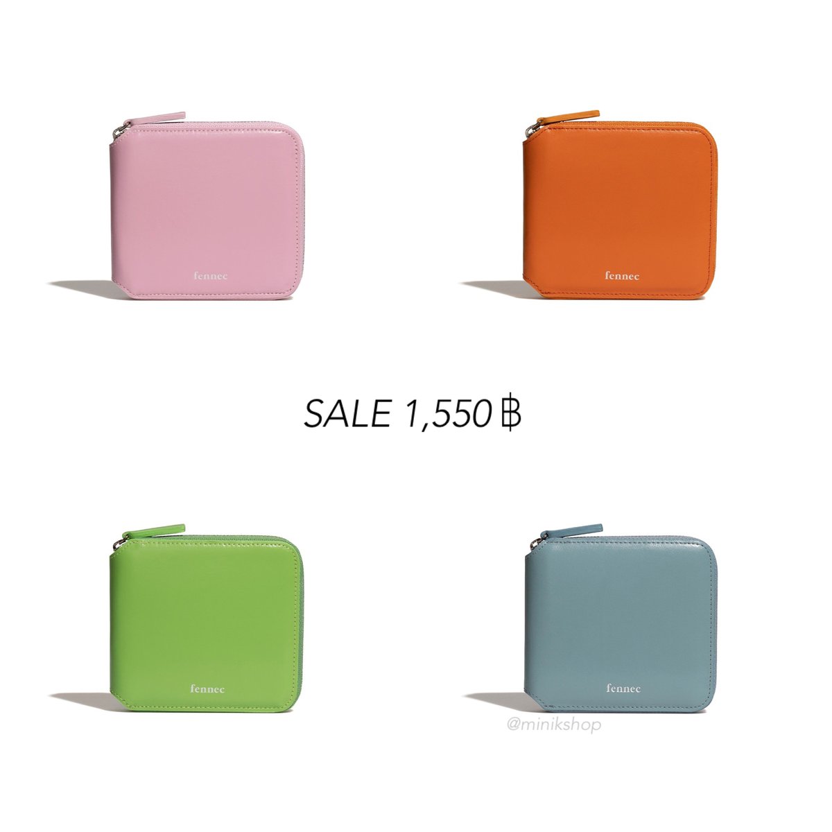 minikshop_'s tweet photo. (Pre-order) FENNEC SALE~56% 🌝

[22FW] FENNEC ZIPPER WALLET 
ซิปเดียวรอบตัว ใช้งานสะดวก ใส่ได้ทั้งบัตร แบ้ง เหรียญ 4 สีใหม่

🔥 1,550 ฿ 🔥
(ปกติ 2050)

ลดเพิ่มอีก 30-150 ฿
✅ สั่งซื้อทาง LINE SHOP 
https://t.co/1NsU3pCVdU

❌ หมดโปร 25/09 
บางสีอาจทยอยหมดก่อนได้

#มินิเคของพรี https://t.co/FIeNTdLNEA