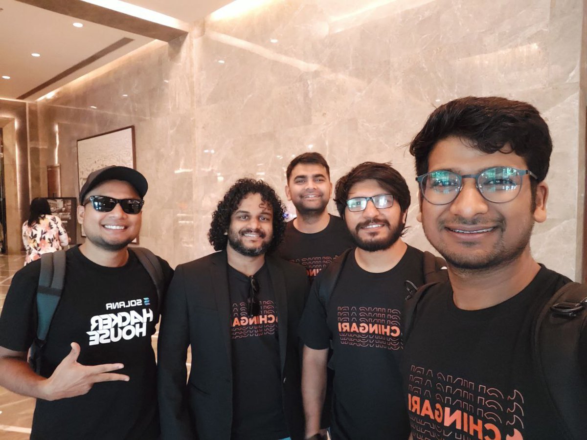 TheGariNetwork's tweet photo. Upgraded Team GARI @Solana @hackerhouses 

#Dillihackerhouse https://t.co/e4ja9jl8m7