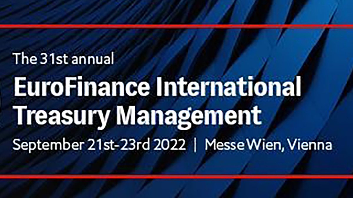 +++EUROFINANCE 2022 - 21-23 SEPTEMBER 2022+++
We are pleased to pass on an exclusive 20% discount for you to attend. Register here using the code TRAX/C20:
SIGN UP NOW: eurofinance.com/international-…
Meet us in Vienna!
Kate Pohl and Markus Wohlgeschaffen
#treasury <a href="/EuroFinance/">EuroFinance</a>