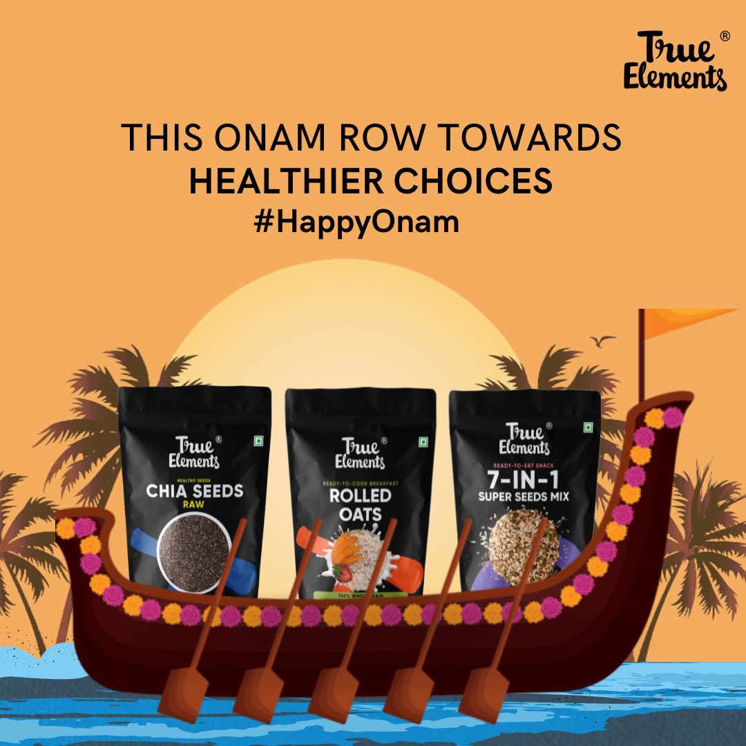trueelements's tweet image. Wishing everyone a #HappyOnam 

Lets welcome this harvest festival with our healthy range of products: bit.ly/3elFjyi

#TrueElements #FoodthatDOESNOTLIEtoyou #Onam2022 #onamfestival #onamcelebration