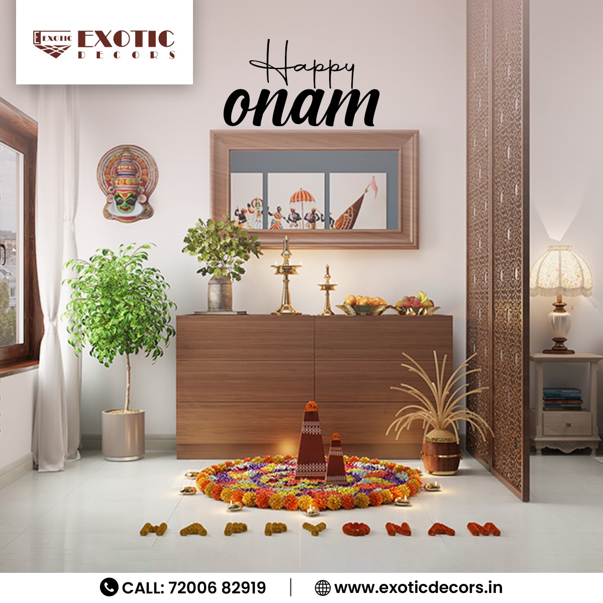 DecorsExotic's tweet photo. On this auspicious occasion of Onam, may the vivid colors and delightful lights bring happiness and joy into your life❤ Have a fantastic Onam!
.
#onam #onam2022 #interiors #interiorstyling #interiorstyle #interiorstylist #luxuryinteriors #homeinteriors #interiorsp https://t.co/EZsmHgsogR