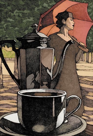 franch_laura's tweet photo. Bon dia!
¡Buenos días!

🖌Miles Hyman https://t.co/NPejN5L8Zv
