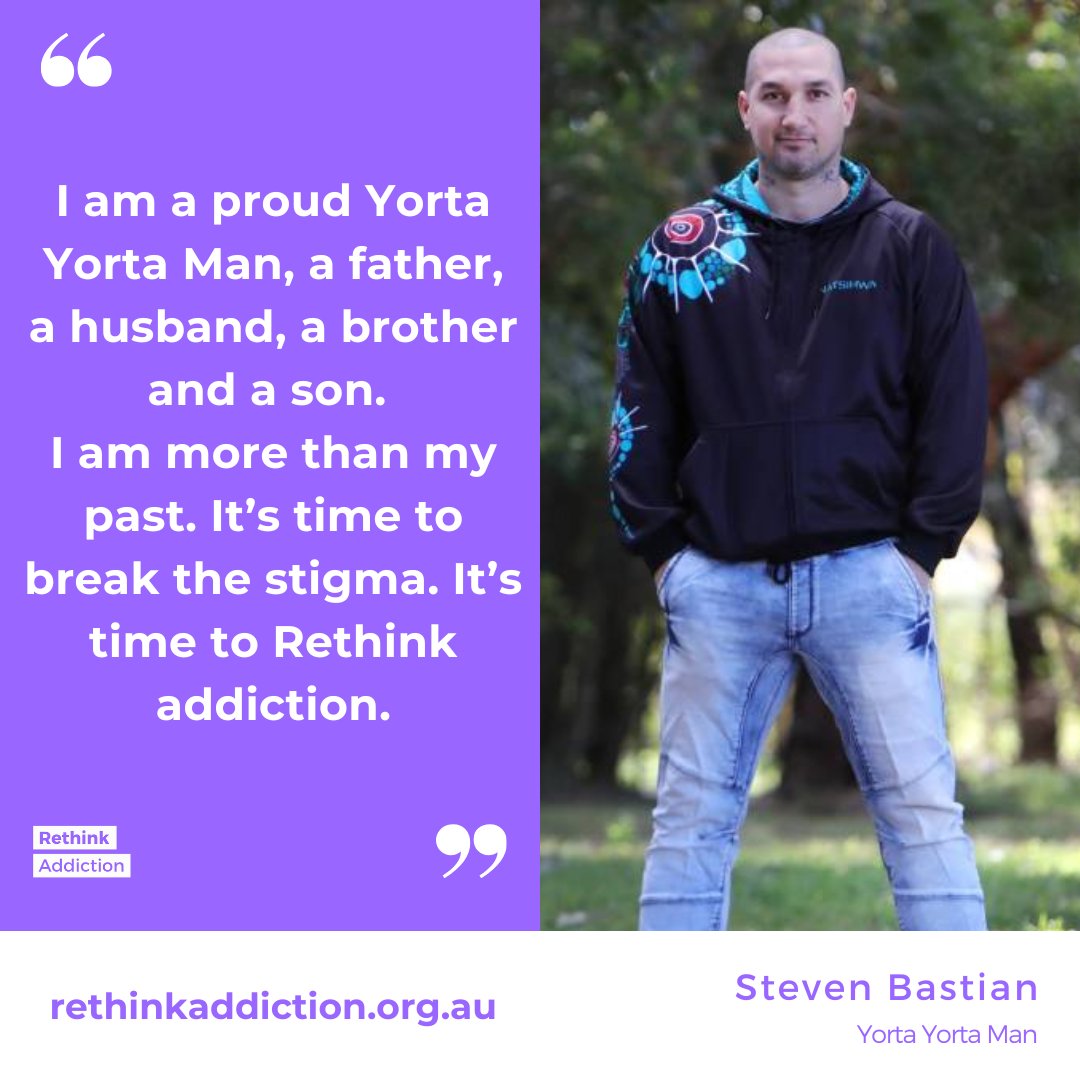 Join Steven and many others as we change the conversation on #addiction in Australia during our inaugural #RethinkAddiction National Convention in Canberra next week.

To find out more and book your virtual registration visit: conferenceco.eventsair.com/rethink-addict…