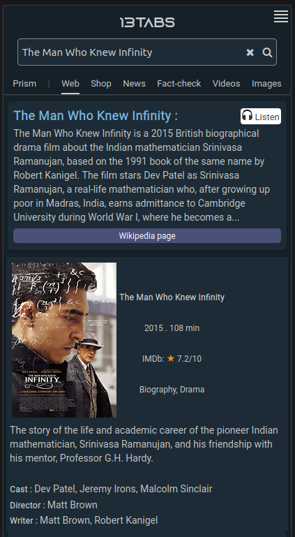 13Tabs's tweet photo. Have you tried looking up movies on 13TABS?
#privacy #13tabs https://t.co/vFPrmZ5son