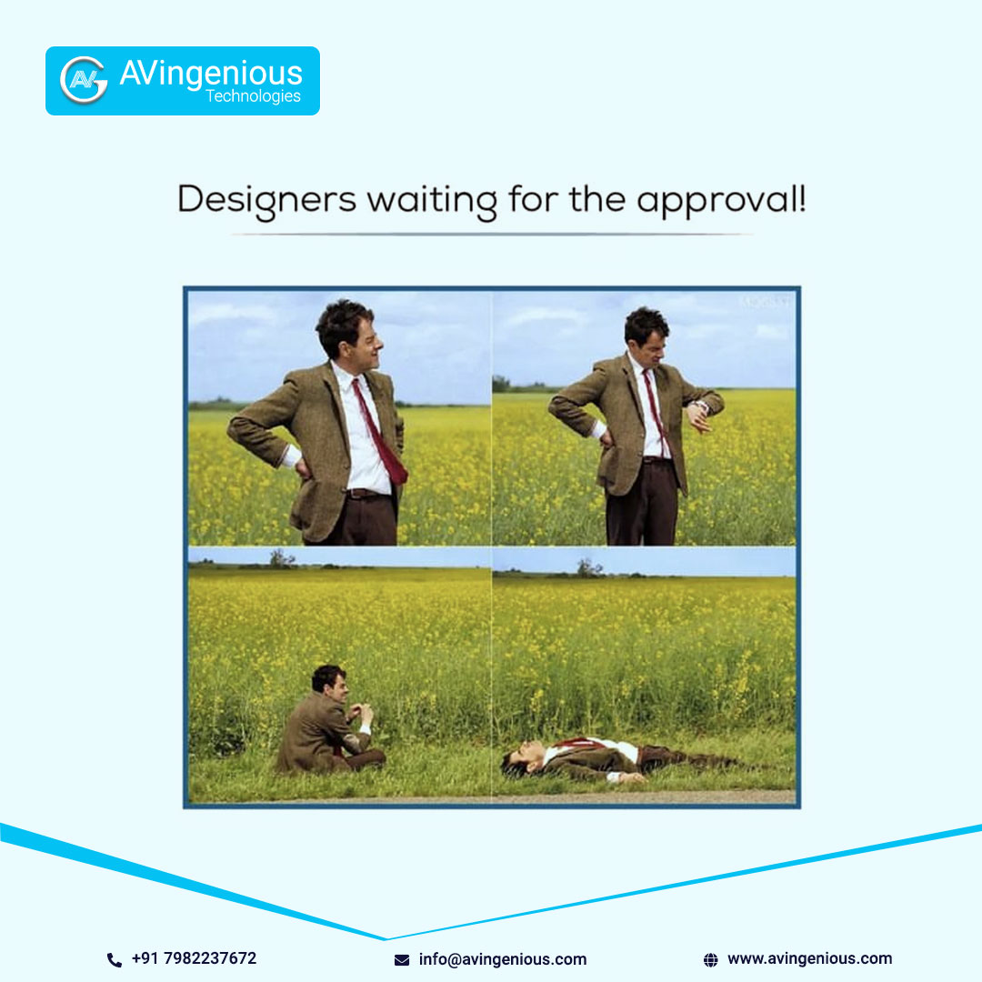AVingenious's tweet photo. A Day in a life of a Graphic Designers, have you been there and felt this.
.
..
...
#graphicdesigner | #graphicdesignerlife | #graphicdesigning | #graphics | #momentmarketing | #digitalmarketing | #agencylife #AVingenious https://t.co/HycE1U7OW3