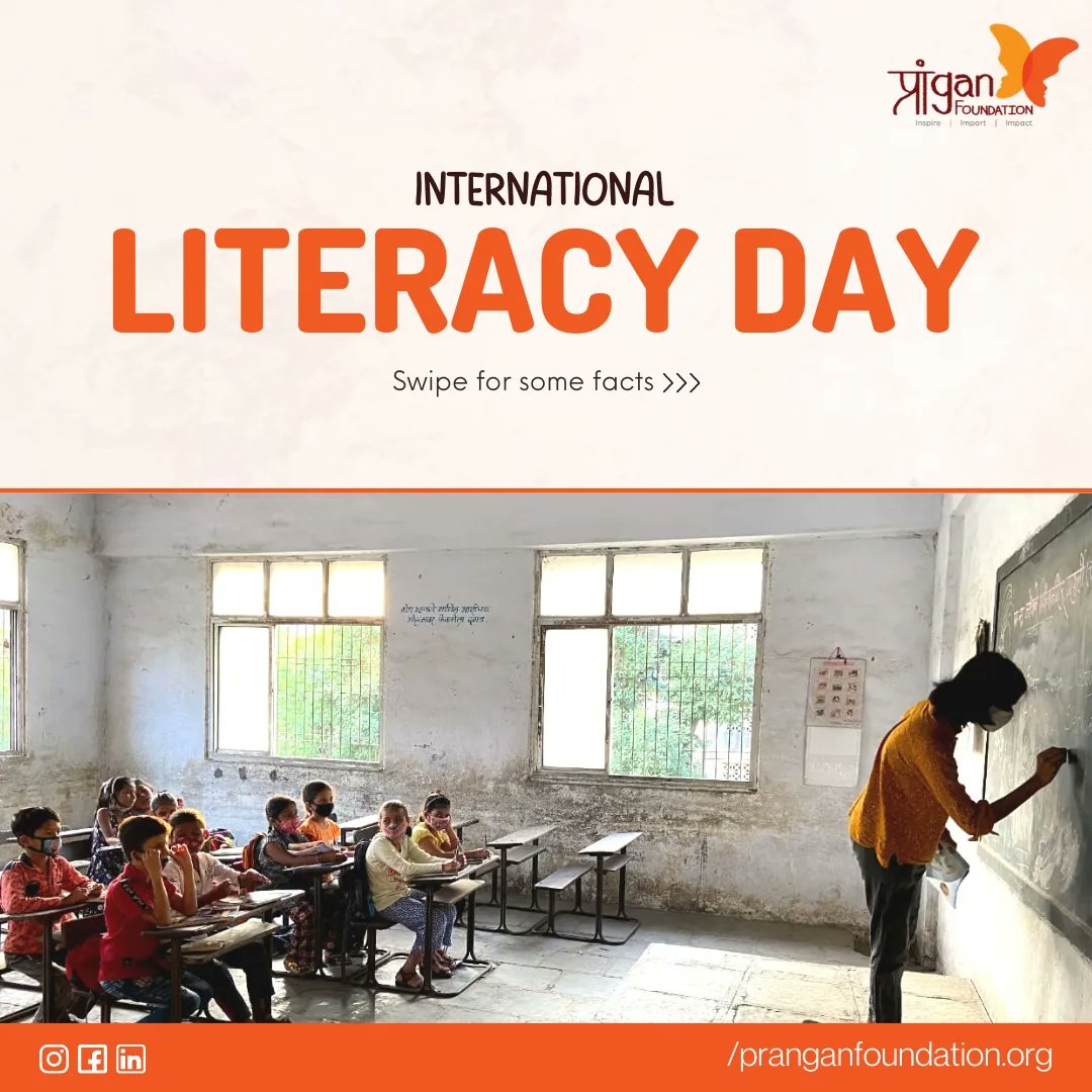 PranganF's tweet photo. This International Literacy Day, let's unite for impact!💛🧡✨
.
https://t.co/KlS2xDuJNQ
.
#pranganfoundation #pranganfoundationindia #prangan #teaching #learning #impact #literacyday #internationalliteracyday2022 #literacyrate #globalliteracy https://t.co/mBePfnAoUC